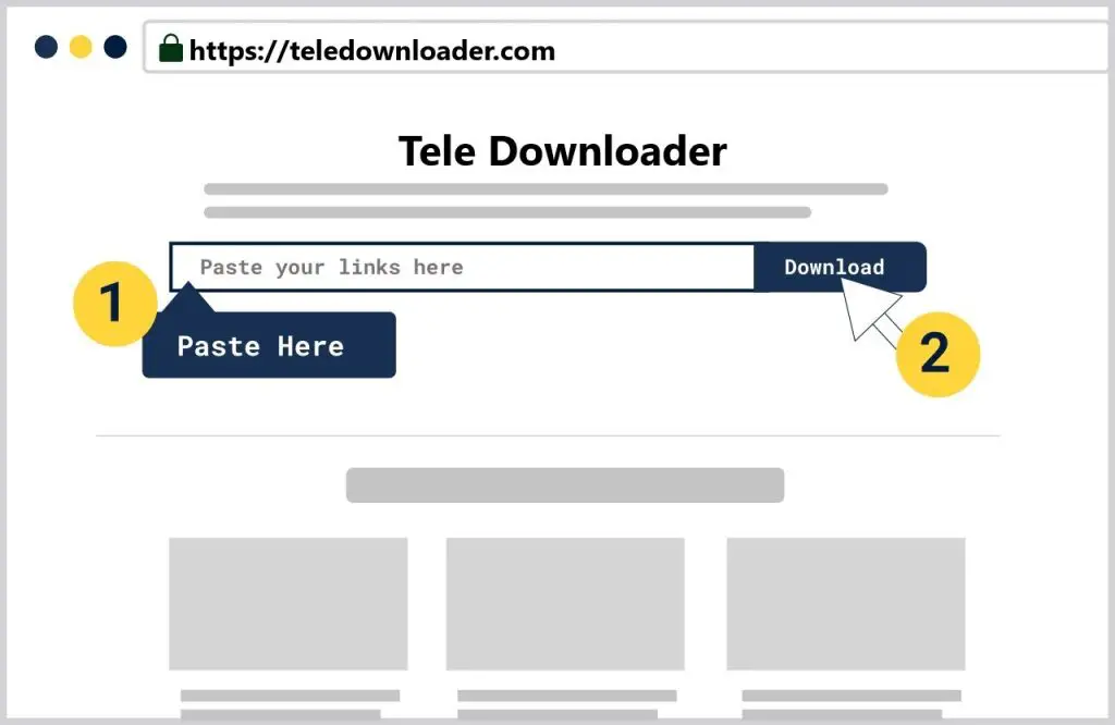 paste video link in telegram Video Downloader